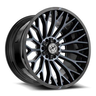 XF Off-Road XF-237 Black Machined/Titanium wheel