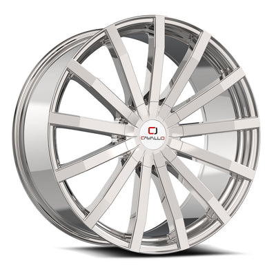 Cavallo CLV-52 Chrome wheel