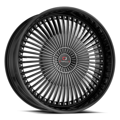 Cavallo CLV-41 Black Machined wheel