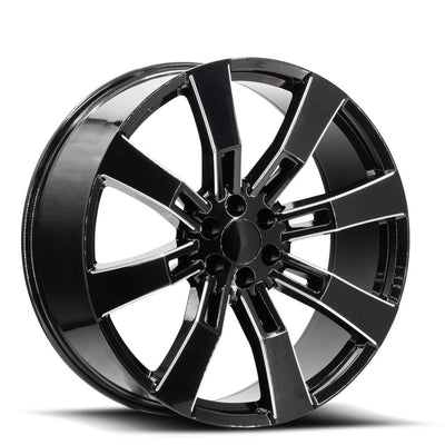 OE Revolution G-02 Black/Milled wheel