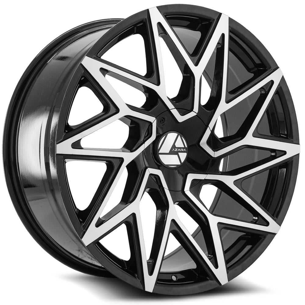 Azara AZA-511 Black Machined wheel