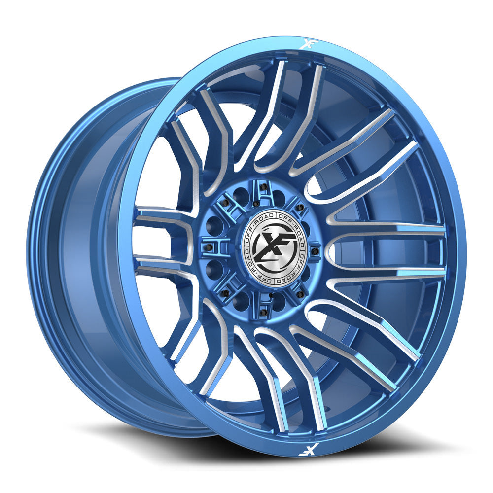 XF Off-Road XF-232 Blue/Milled wheel