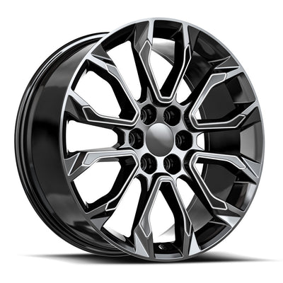 OE Revolution G-38 Black/Milled wheel