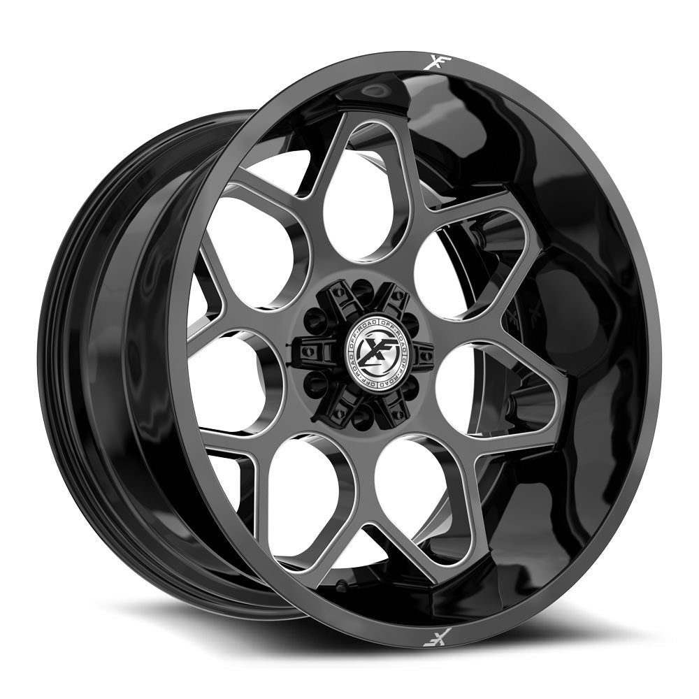XF Off-Road XF-233 Black/Milled wheel