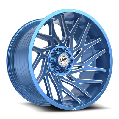 XF Off-Road XF-229 Blue/Milled wheel