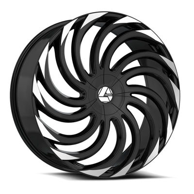 Azara AZA-534 Black Machined wheel