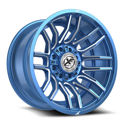 XF Off-Road XF-232 Blue/Milled wheel