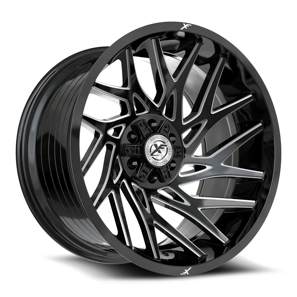 XF Off-Road XF-229 Black/Milled wheel
