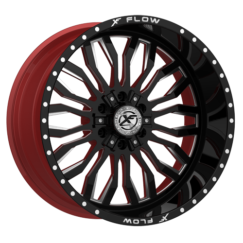 XFX Flow XFX-305 Black/Milled/Red wheel