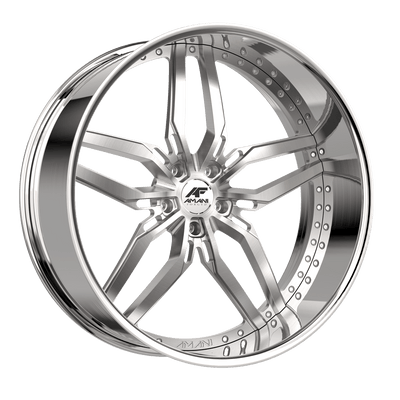 Amani DRIFT Brushed/Chrome wheel