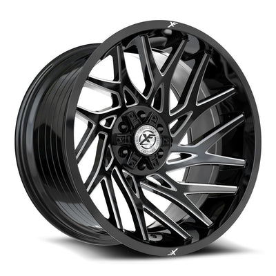 XF Off-Road XF-229 Black/Milled wheel