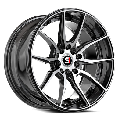 Spec-1 SP-77 Black Machined wheel