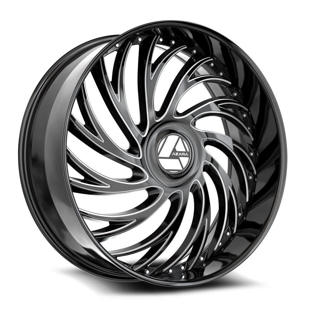 Azara AZX-101 Black/Milled wheel