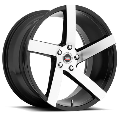 Spec-1 SPM-80 Black Machined wheel
