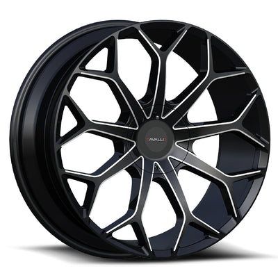 Cavallo CLV-22 Black/Milled wheel