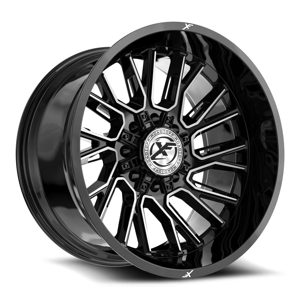 XF Off-Road XF-230 Black Machined wheel