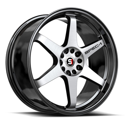 Spec-1 SPT-33 Black Machined wheel