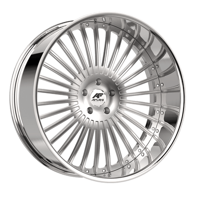 Amani REAL Brushed/Chrome wheel