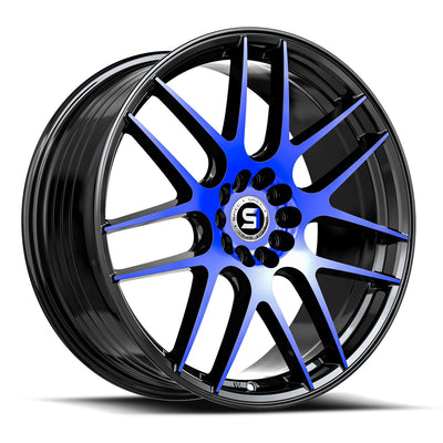 Spec-1 SP-65 Black/Blue wheel