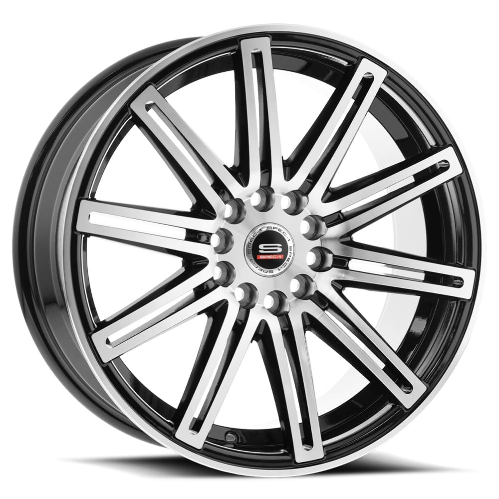 Spec-1 SP-48 Black Machined wheel