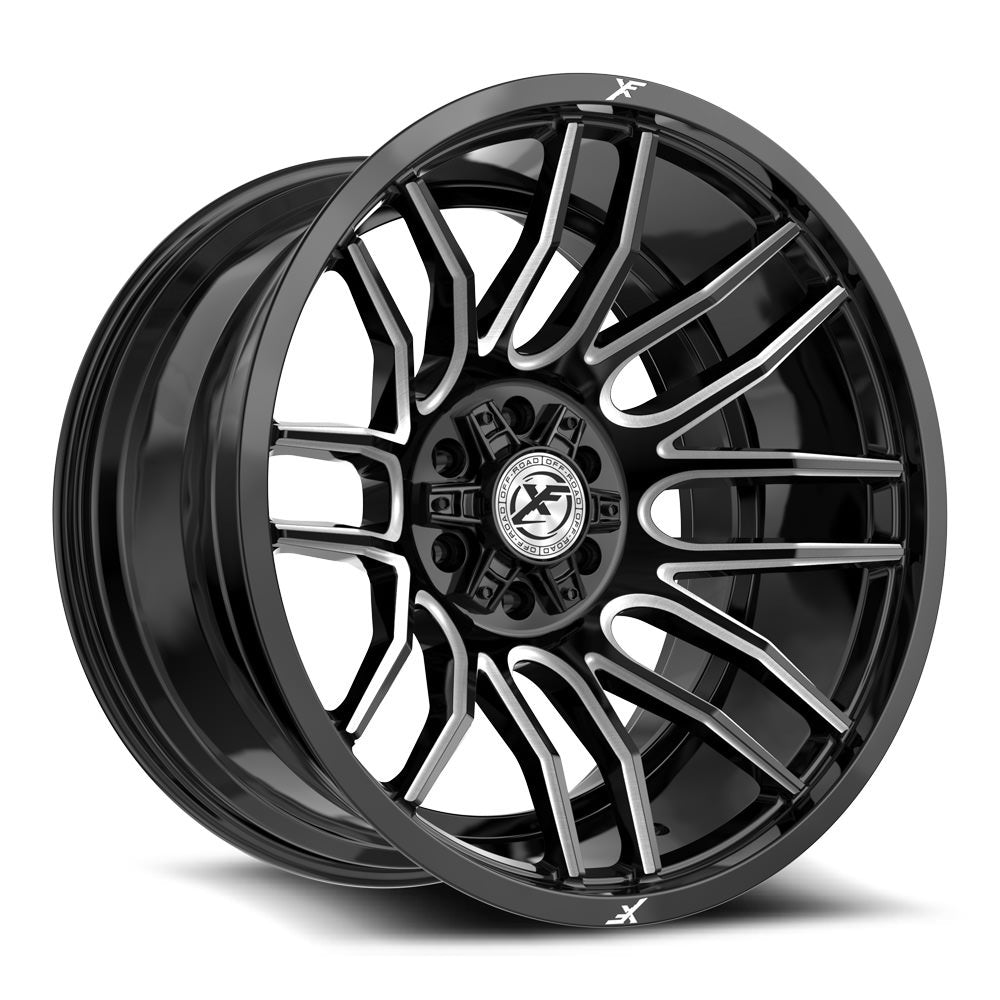 XF Off-Road XF-232 Black/Milled wheel