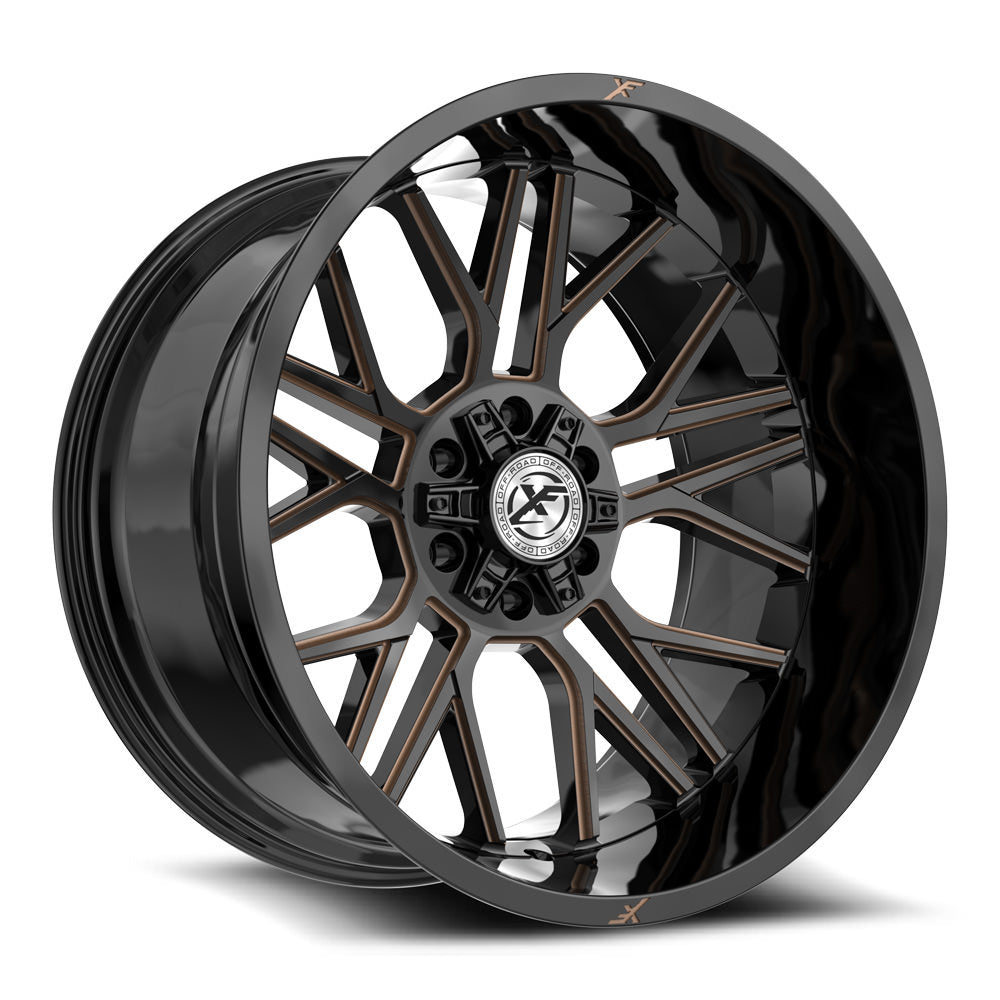 XF Off-Road XF-235 Black/Bronze wheel