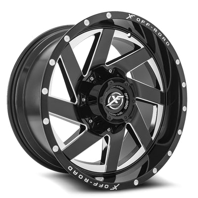 XF Off-Road XF-205 Black/Milled wheel