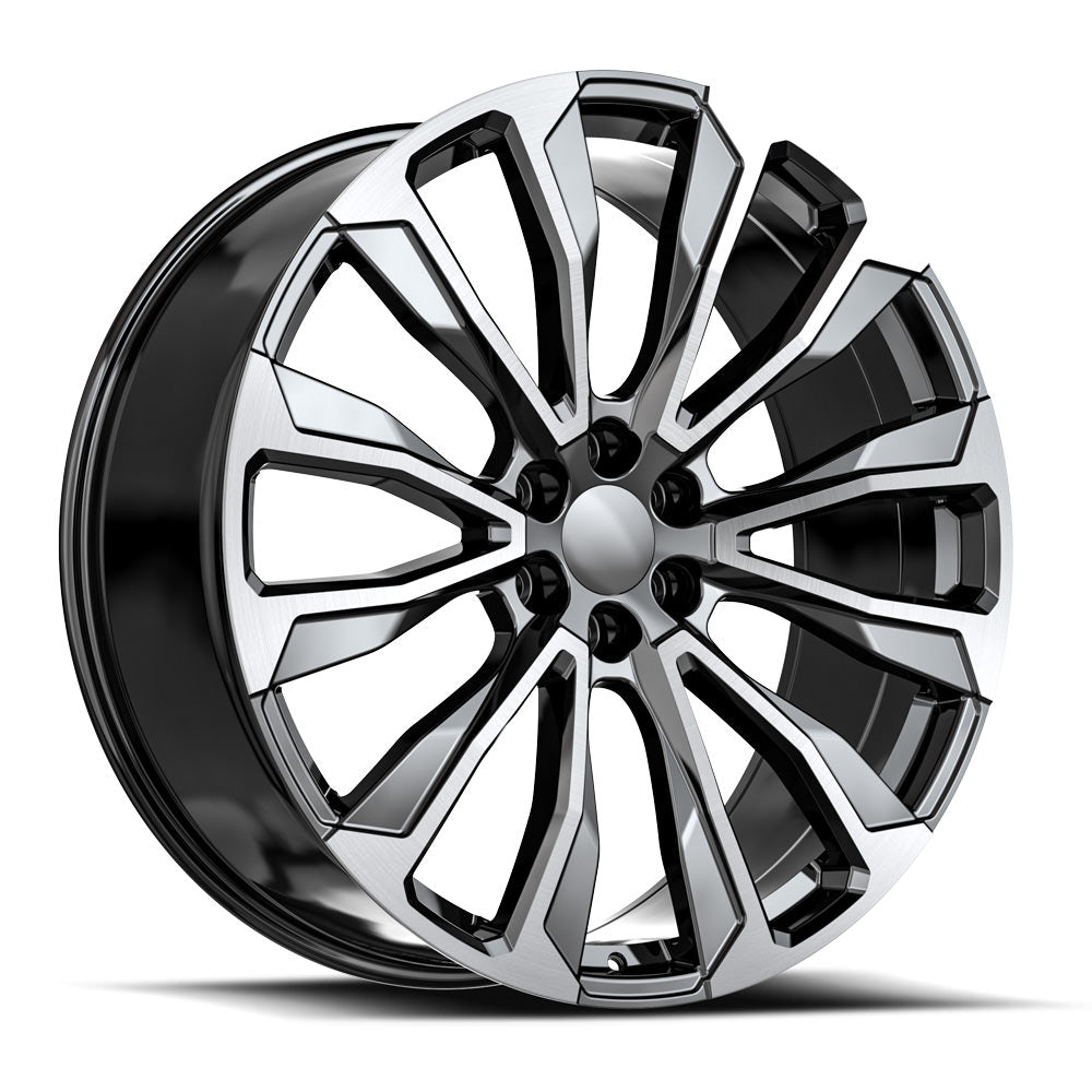 OE Revolution G-31 Black Machined wheel