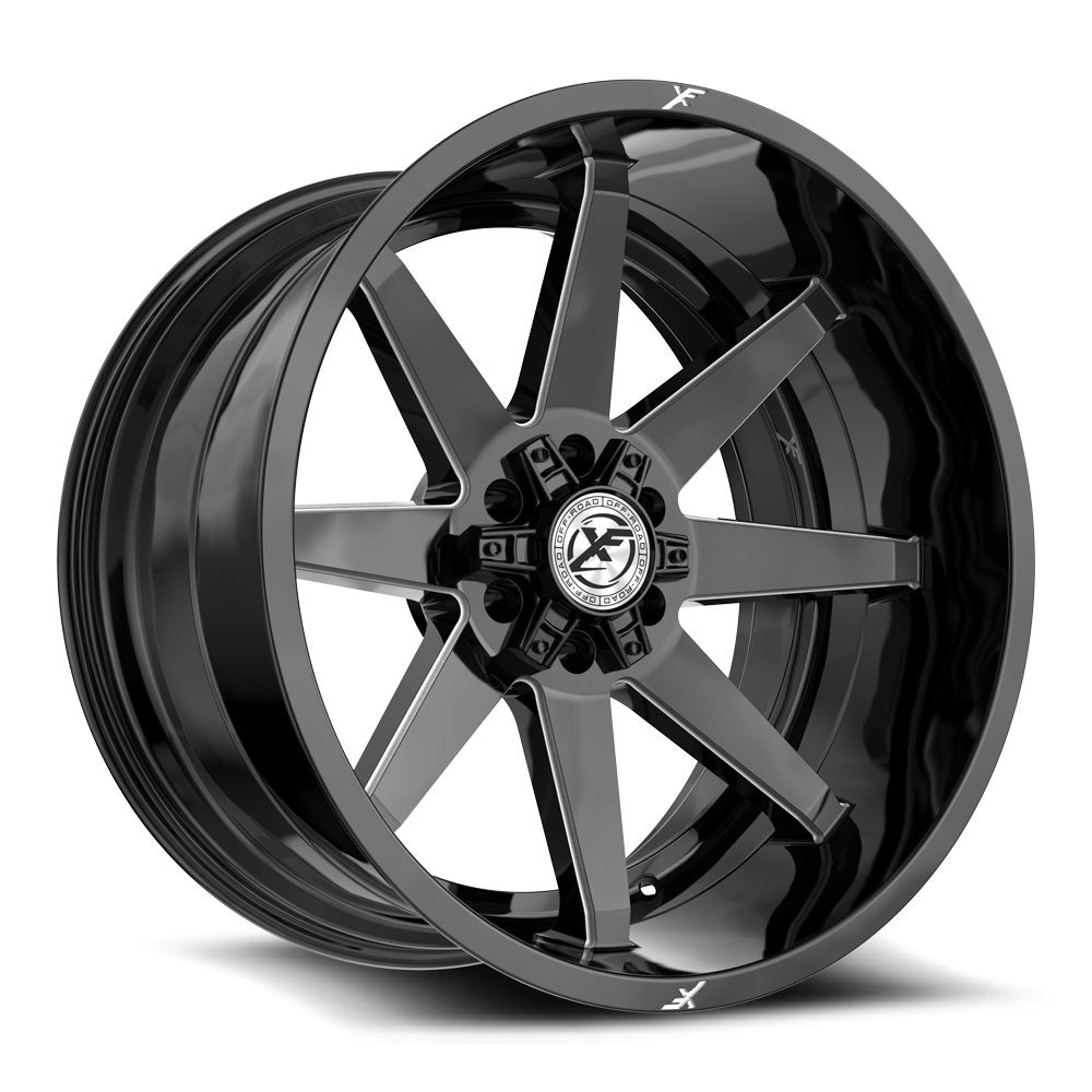 XF Off-Road XF-236 Black/Milled wheel