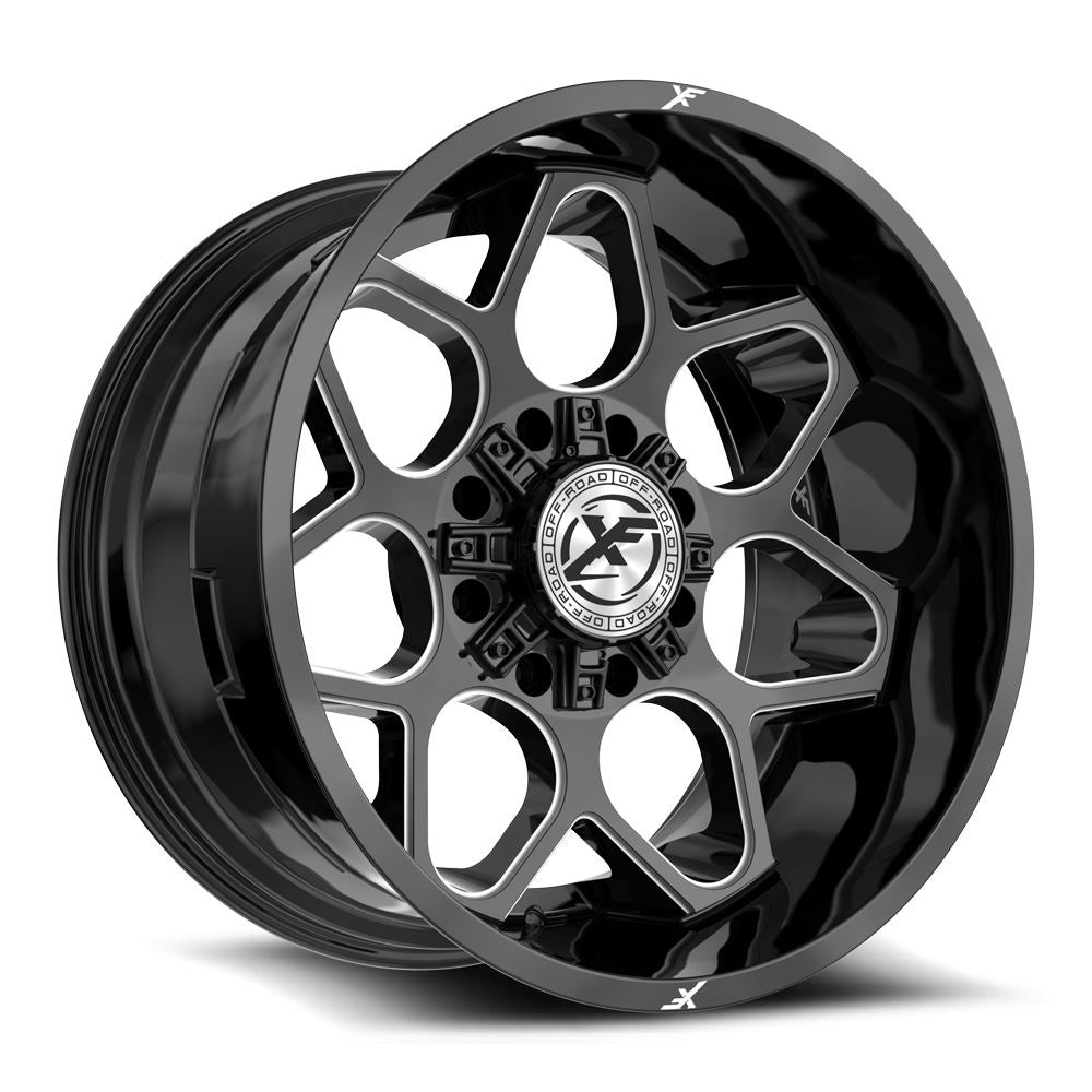XF Off-Road XF-233 Black/Milled wheel