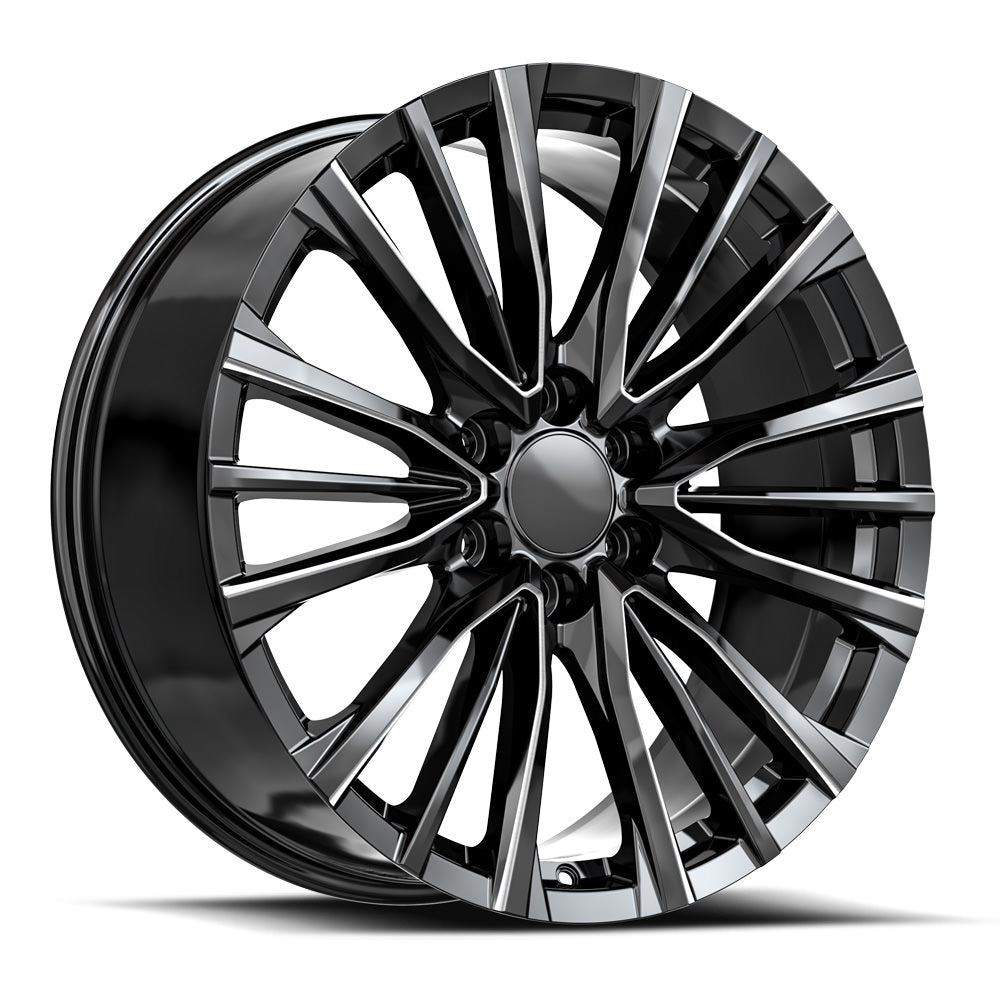 OE Revolution CAD-36 Black/Milled wheel