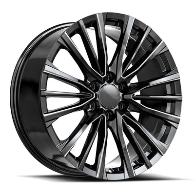 OE Revolution CAD-36 Black/Milled wheel
