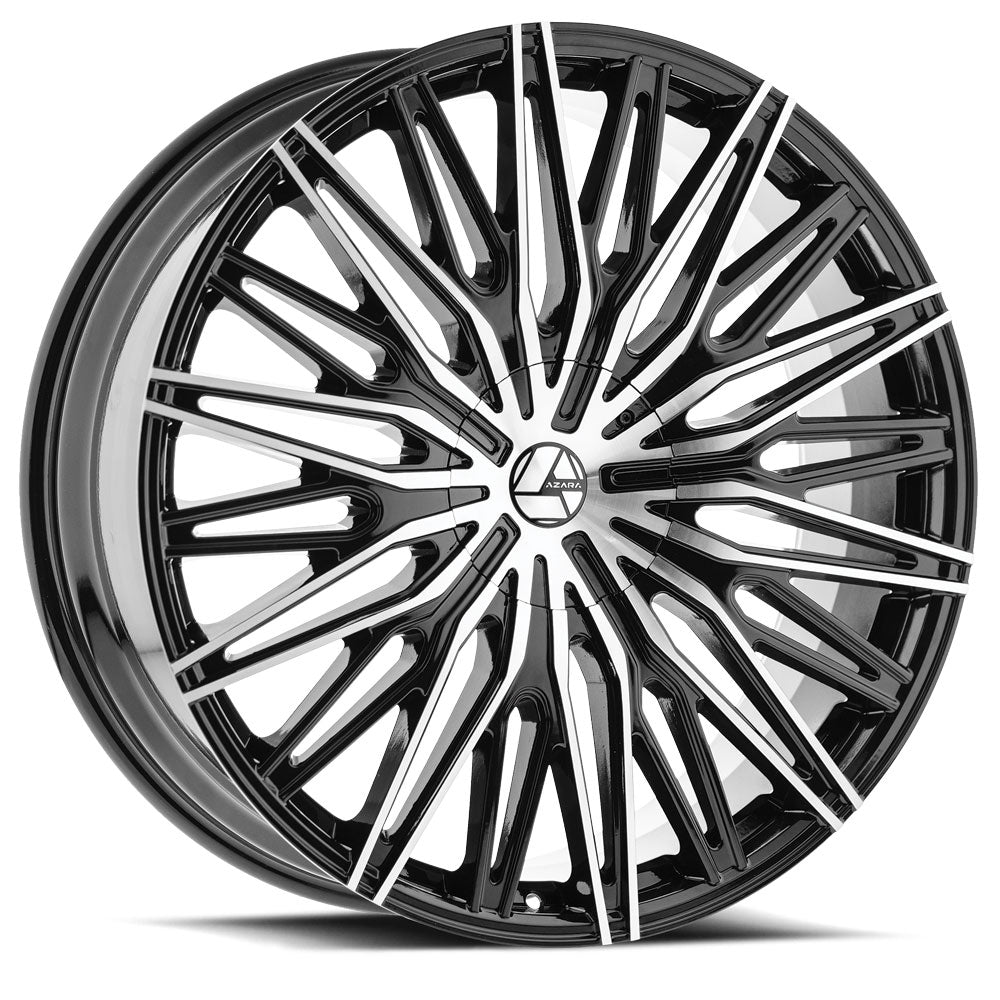 Azara AZA-522 Black Machined wheel