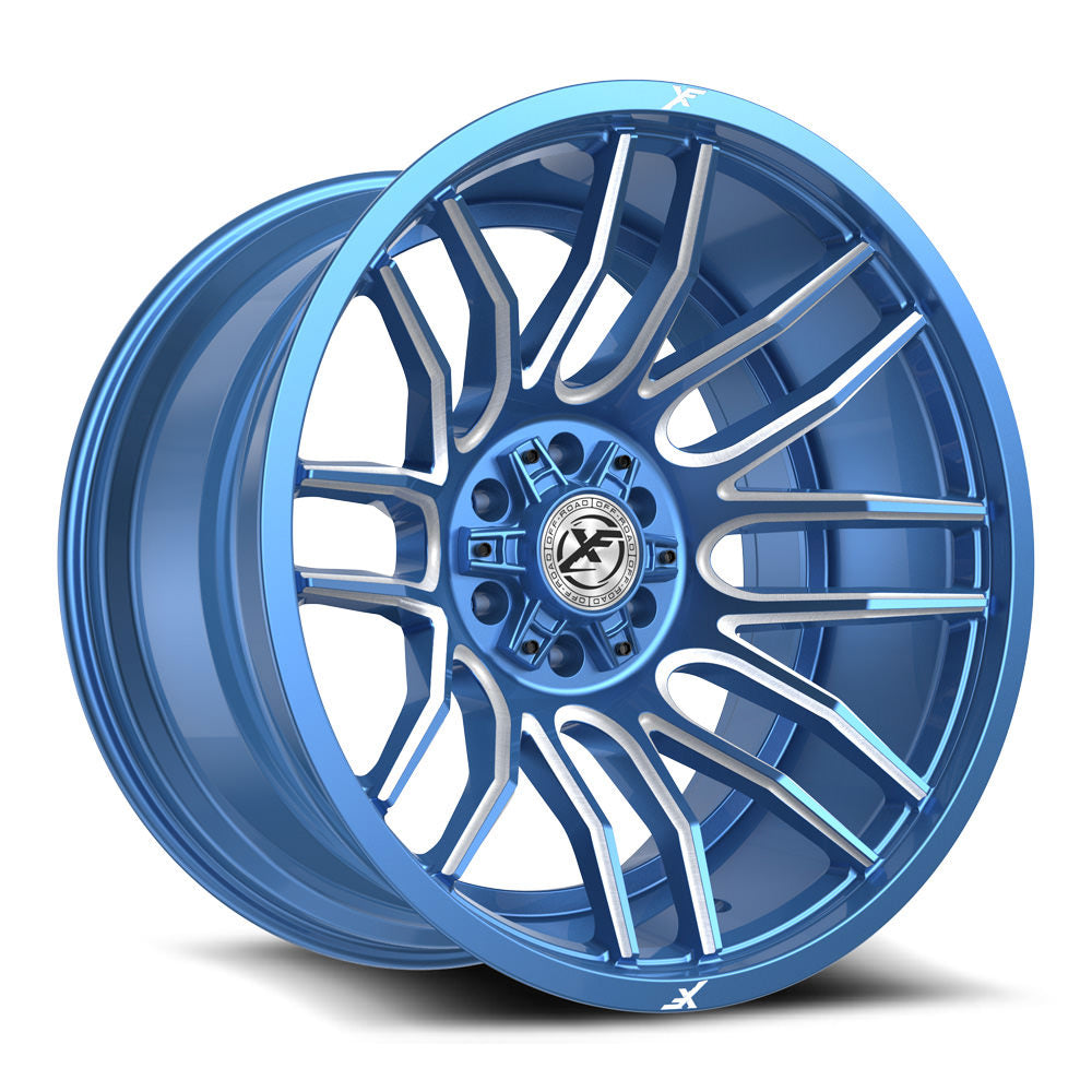 XF Off-Road XF-232 Blue/Milled wheel