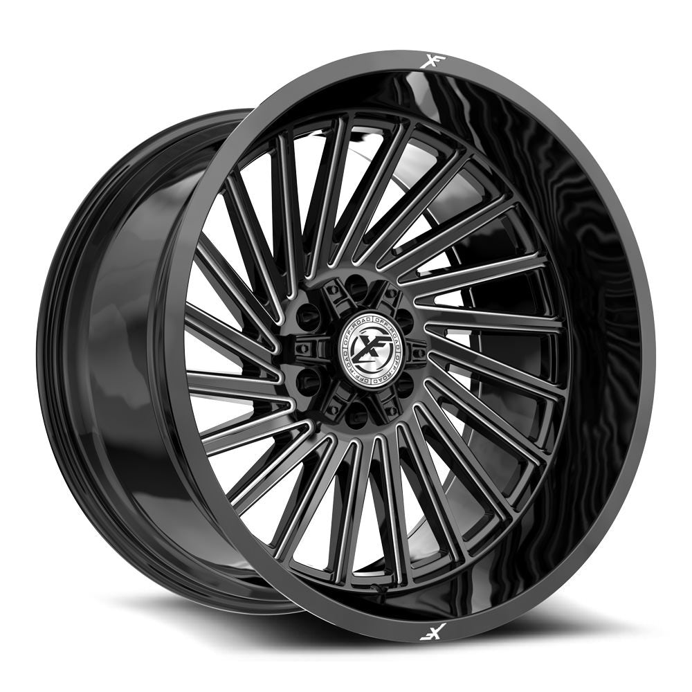 XF Off-Road XF-239 Gloss Black & Milled