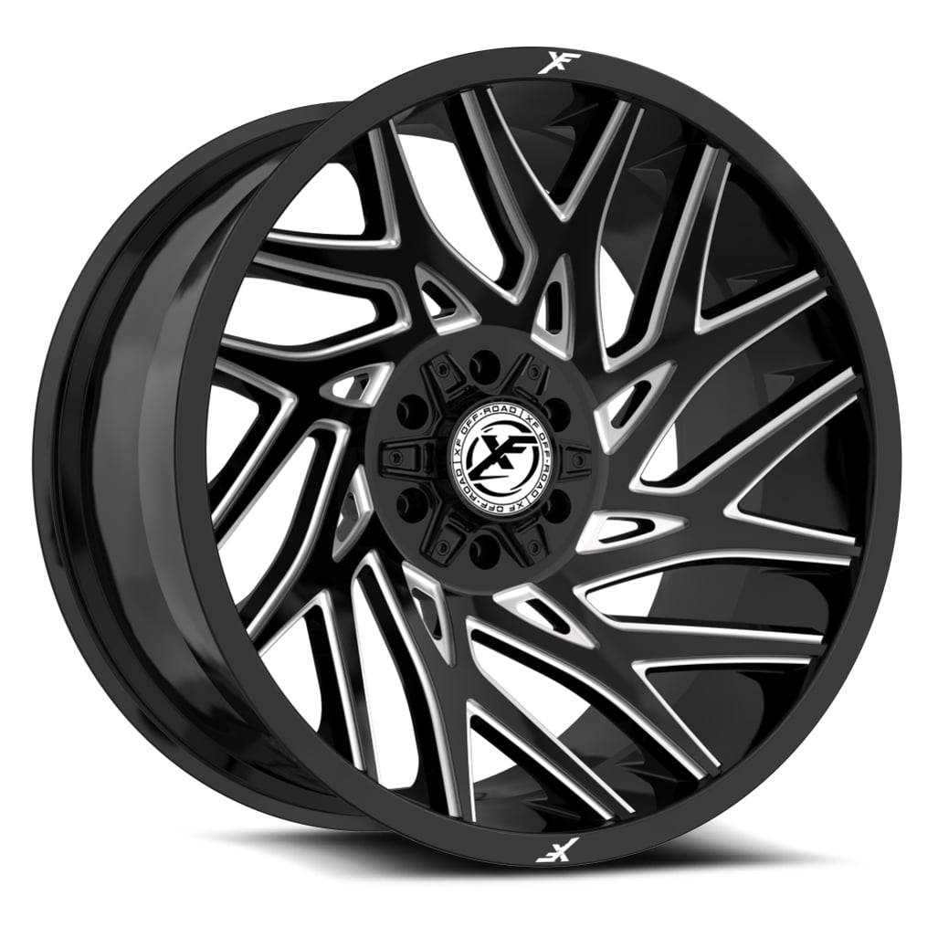 XF Off-Road XF-229 Black/Milled wheel