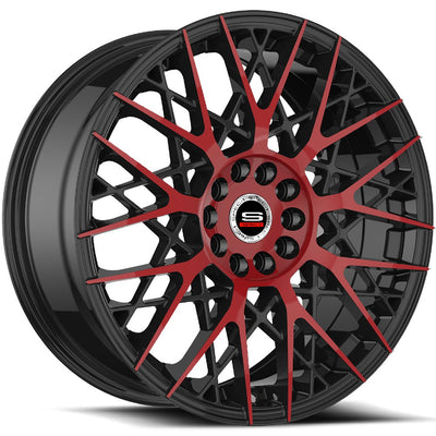 Spec-1 SP-53 Black/Red Machined wheel