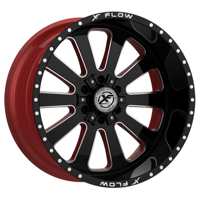 XFX Flow XFX-302 Black/Milled/Red wheel