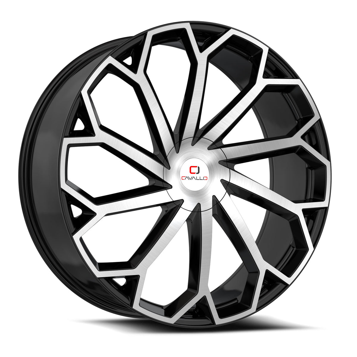 Cavallo CLV-51 Black Machined wheel