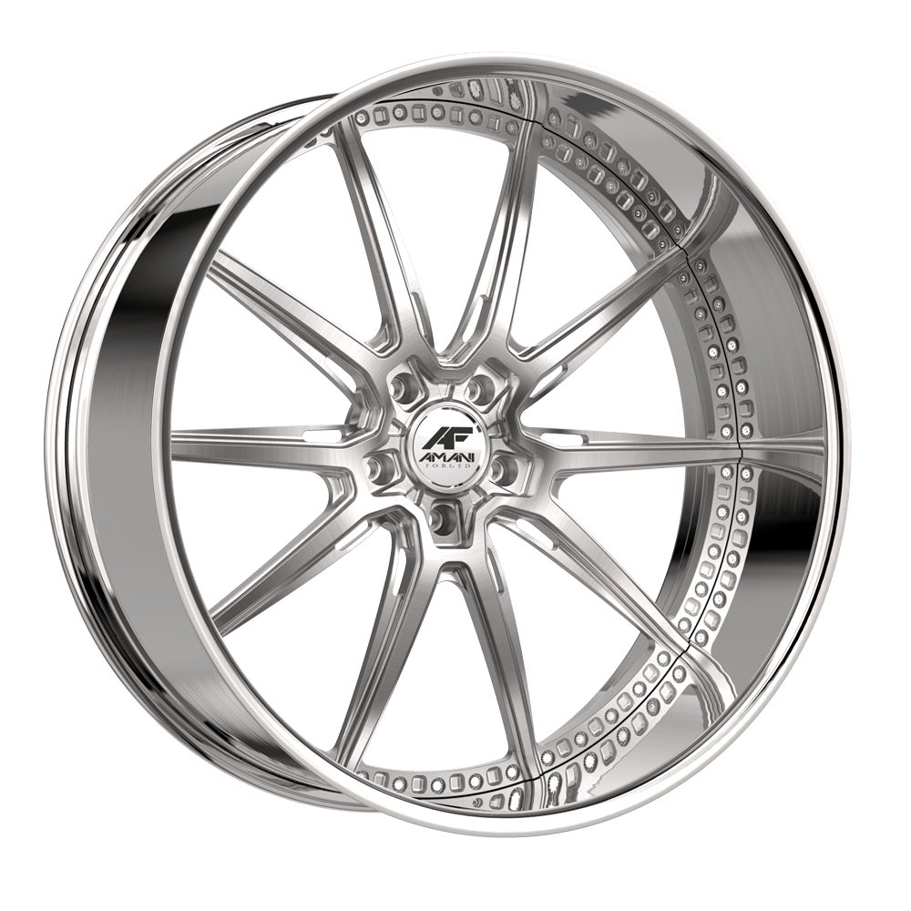 Amani TRACKSTER Brushed/Chrome wheel