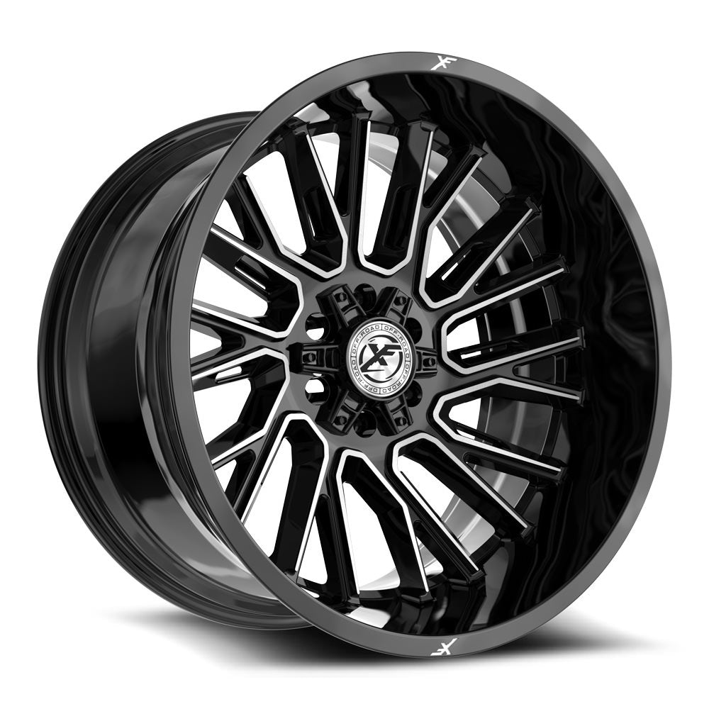 XF Off-Road XF-230 Black Machined wheel