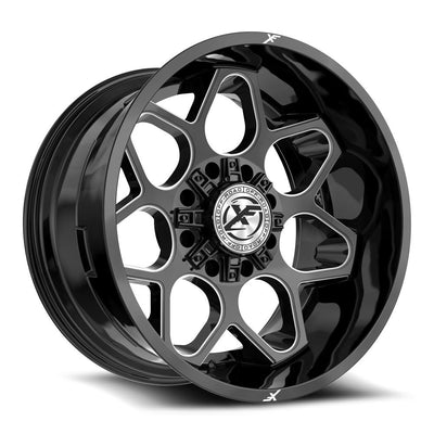 XF Off-Road XF-233 Black/Milled wheel