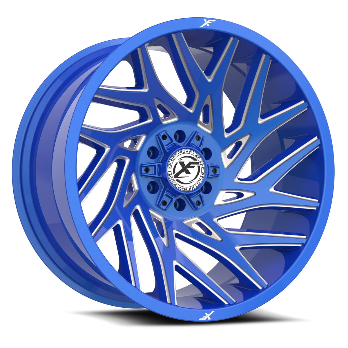 XF Off-Road XF-229 Blue/Milled wheel