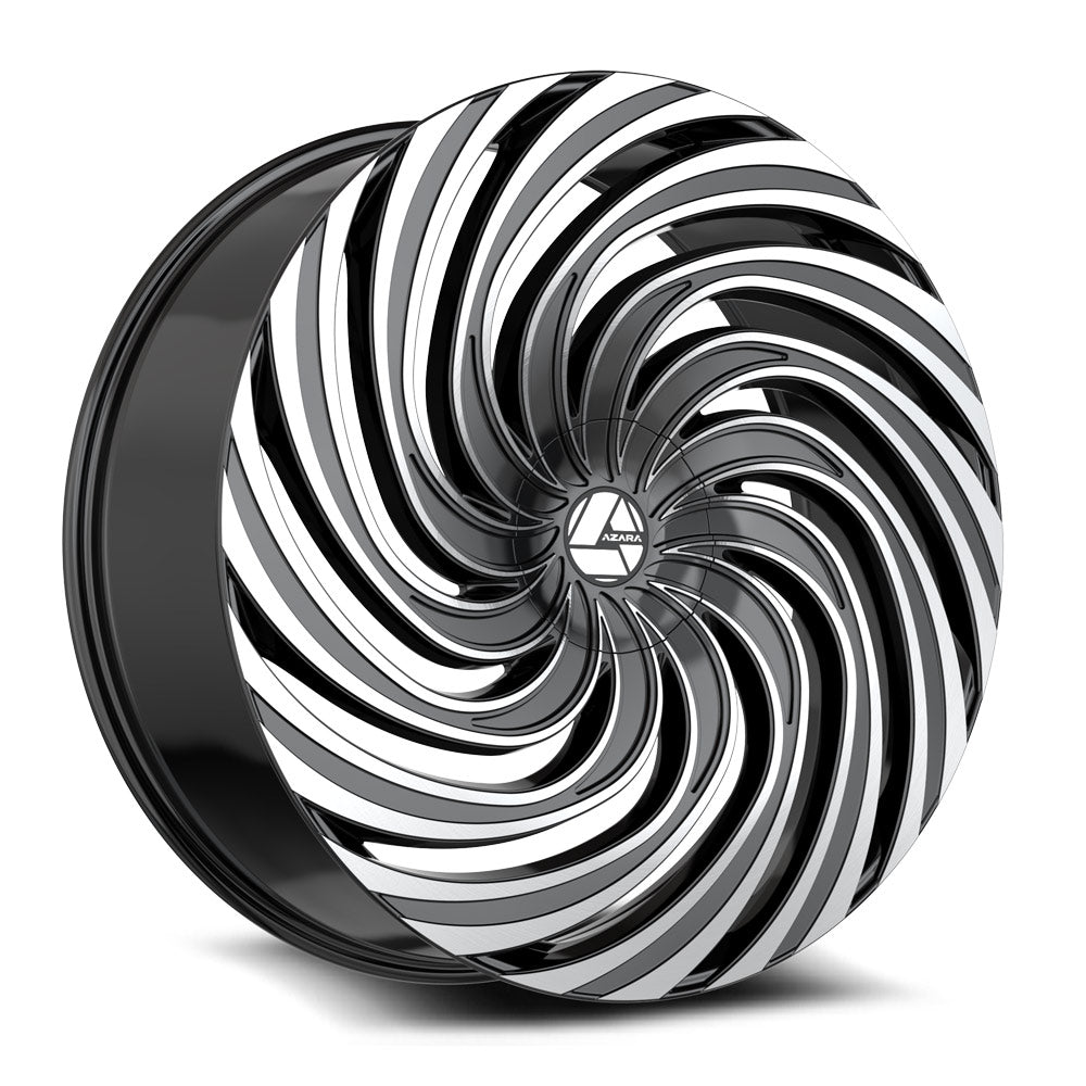 Azara AZA-535 Black Machined wheel