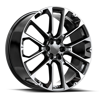 OE Revolution G-40 Black Machined wheel