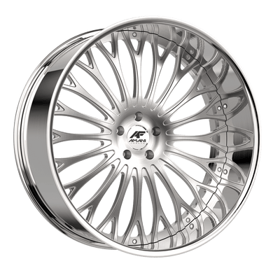 Amani Napoliano Brushed/Chrome wheel