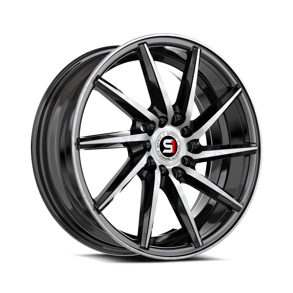Spec-1 SP-74 Black Machined wheel