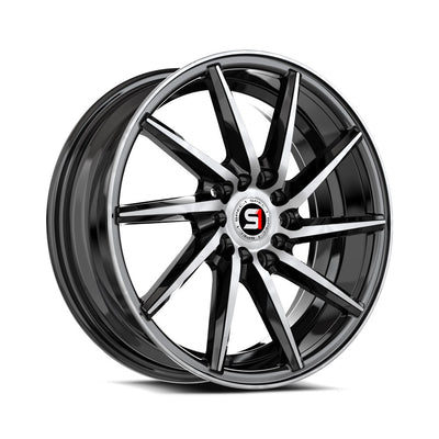 Spec-1 SP-74 Black Machined wheel