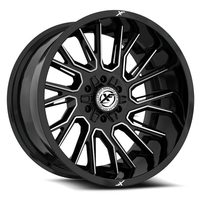 XF Off-Road XF-230 Black/Milled wheel