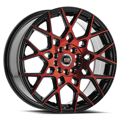 Spec-1 SP-52 Black/Red Machined wheel